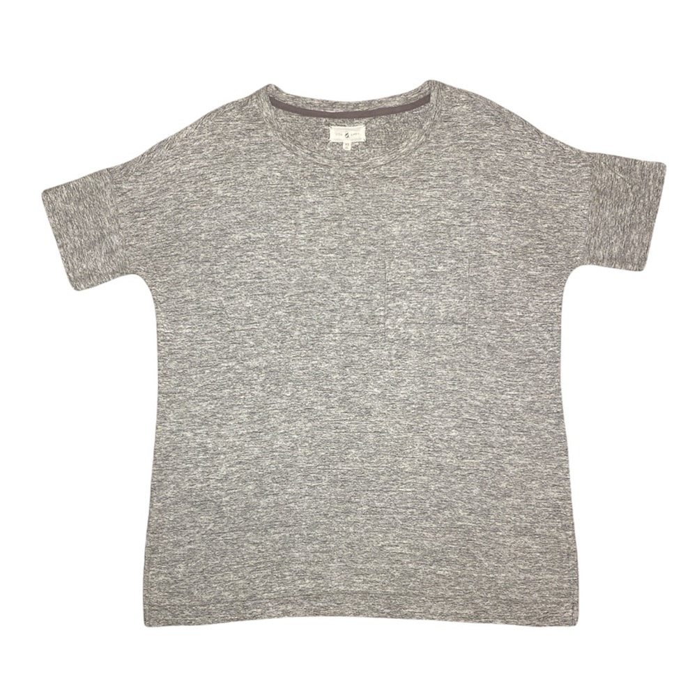Boxy Oversized T-Shirt Heather Grey Lou & Grey